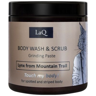 LaQ Body Wash & Scrub Men - Pâte broyante Lynx - 220g