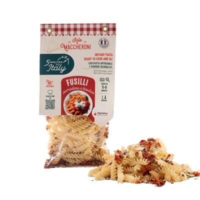 Fusilli tomate y queso 100gr