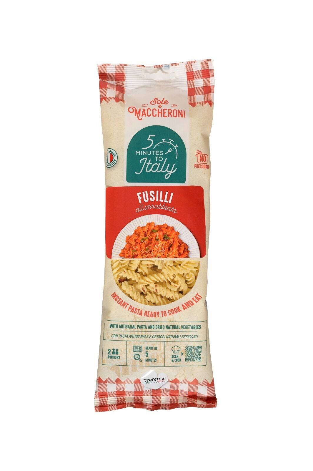 Fusilli all'arrabbiata 200gr