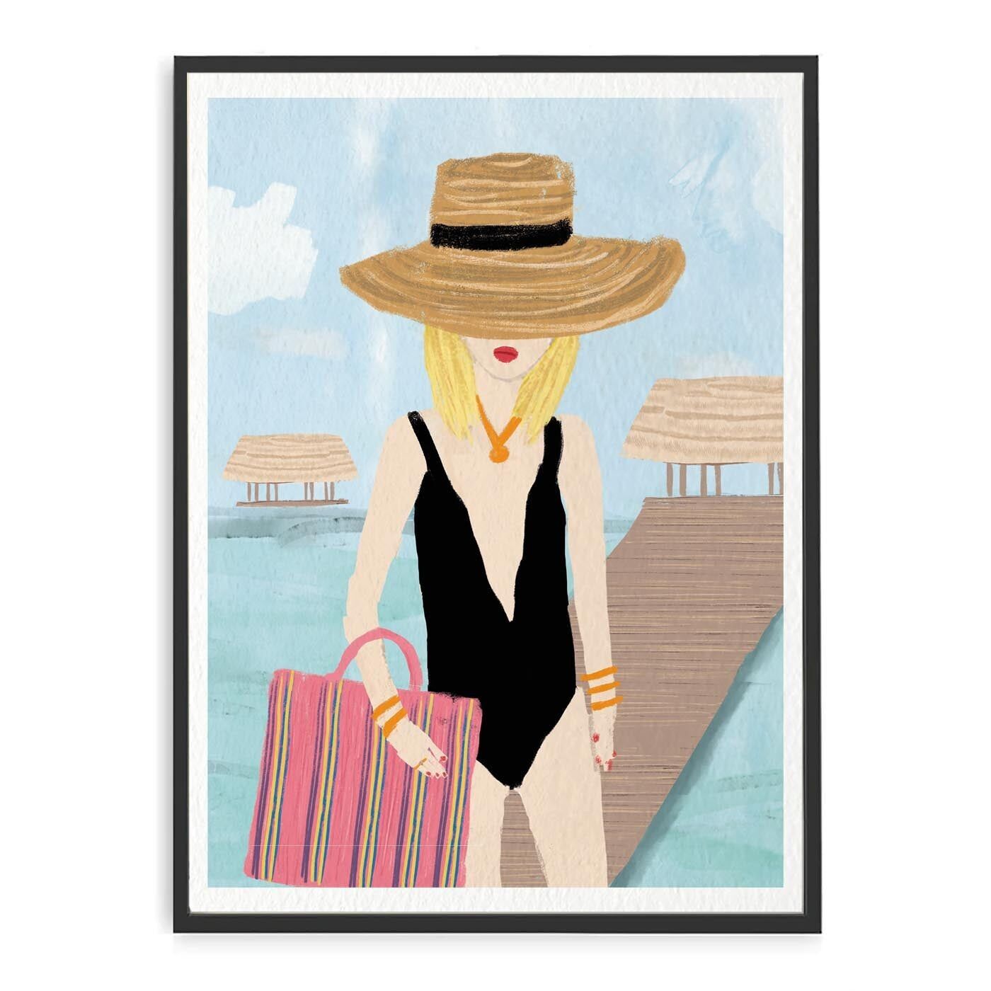 Holbox Mexiko Eleganz Kunstdruck