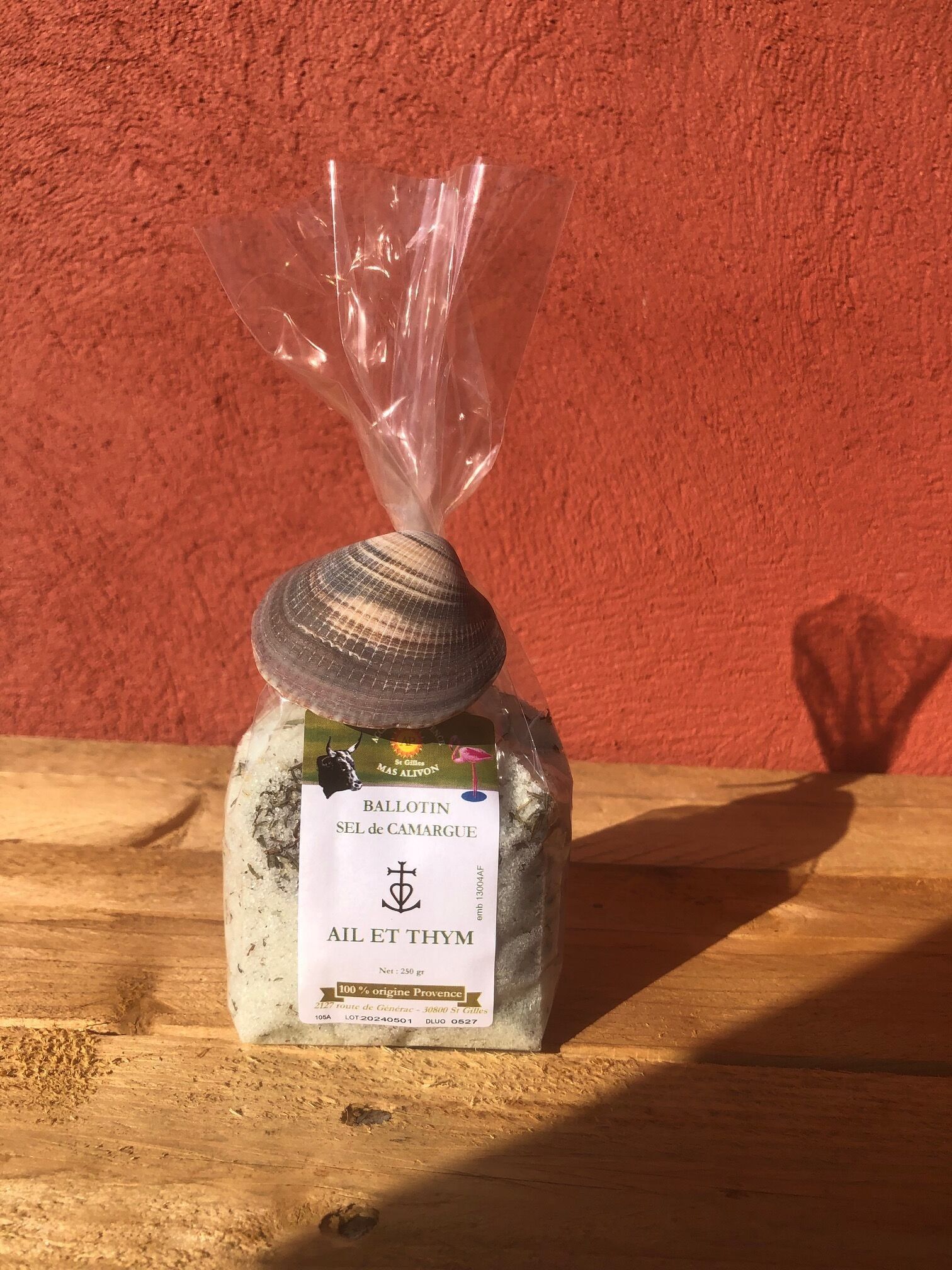 BALLOTIN FEINES SALZ KNOBLAUCH THYMIAN 250G