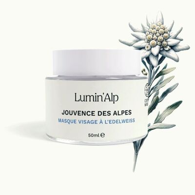 Mascarilla “Juventud de los Alpes” con Edelweiss