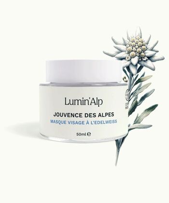 Masque visage "Jouvence des Alpes" à l'Edelweiss