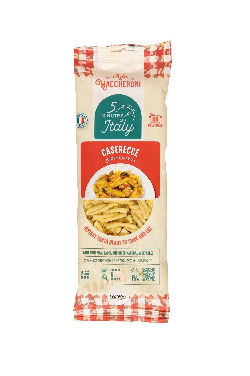 Caserecce Zucca e Porcini 200gr