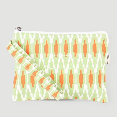 ORGANIC COTTON NEDY IKAT 19X16 CM