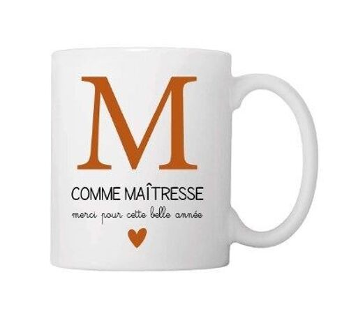 Mug - M comme maîtresse