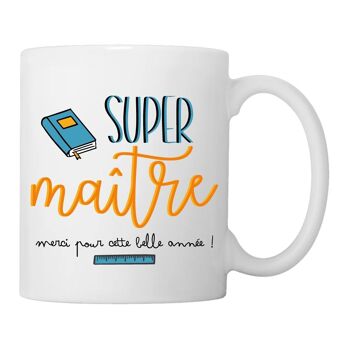 Mug - Super maître - merci