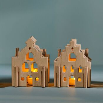 Petites maisons jouets en bois 1