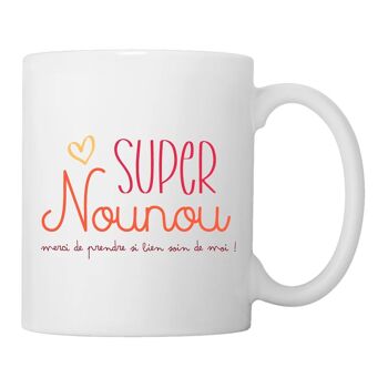 Mug - Super Nounou - merci