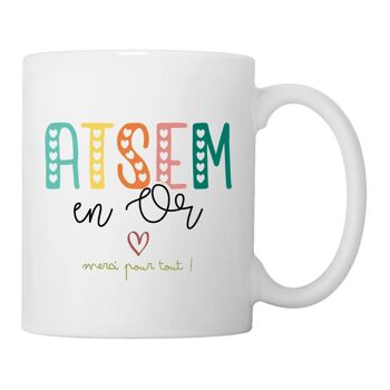 Mug - Atsem en or - merci