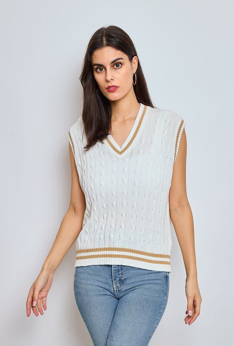 Sleeveless sweater - 10290