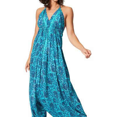 PANTALONES COMBINADOS SAROUEL HAREM PANTALONES SEXYS SIN ESPALDA PATRONES DORADOS COLIP2002C