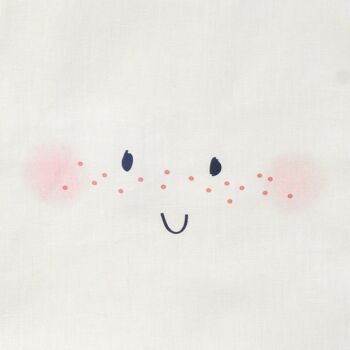 Serviette bavoir Happy Face 2