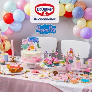 Set de 4 tampons et emporte-pièces pour enfants Dr. Oetker Peppa Pig 6