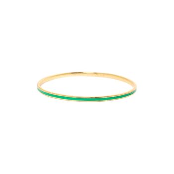 LES COMPLICES-BANGLES  bracelet jonc fin vert 1