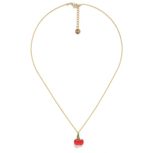 LES ADORABLES-SWEET  collier pendentif cerise