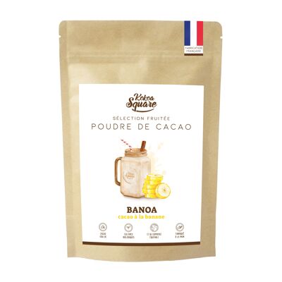 Banoa - Cacao en polvo para chocolate caliente con plátano
