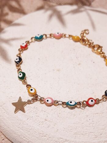 Bracelet ENFANTS de protection multicolore 5