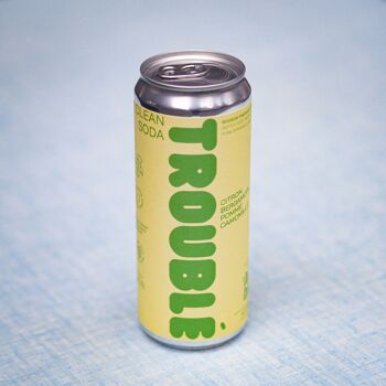 CLEAN SODA - TROUBLÉ CITRON BERGAMOTE - CAN 33cl 1