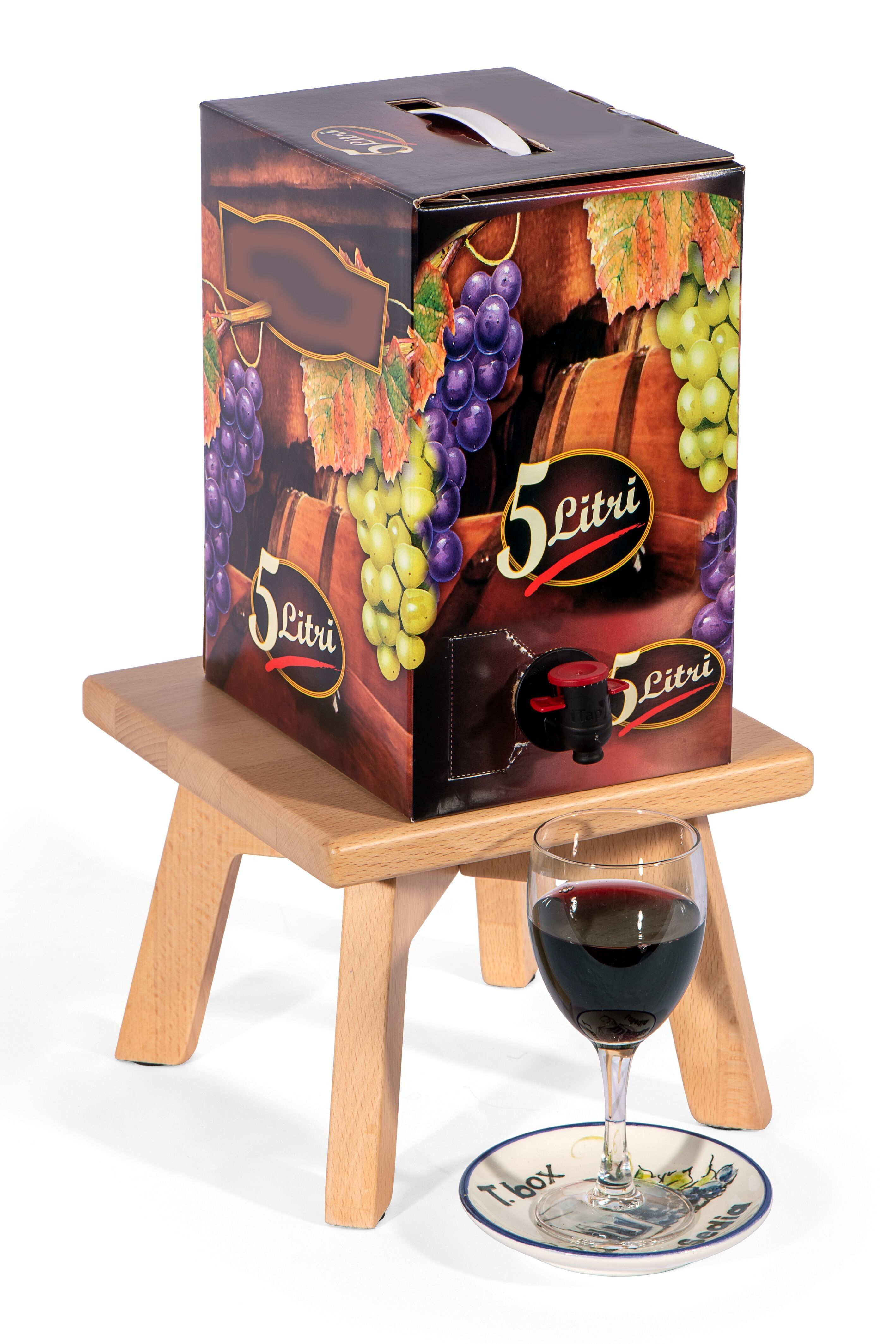 T-BOX - HOLDER FOR THE BAG IN WINE BOX