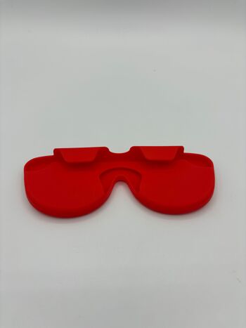 Etui à lunette Coquelicot en silicone médical recyclé, pliable et innovant 2