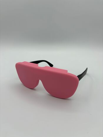 Etui à lunette Rose Clair en silicone médical recyclé, pliable et innovant 3