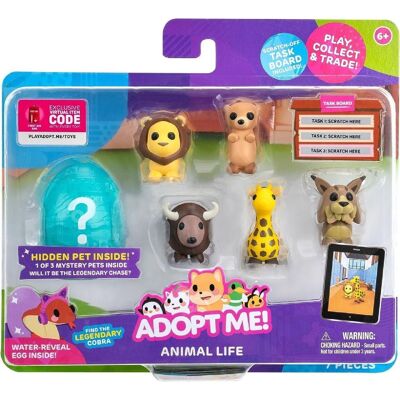 ¡Adoptarme! Pack 6 Figuras Animales Life