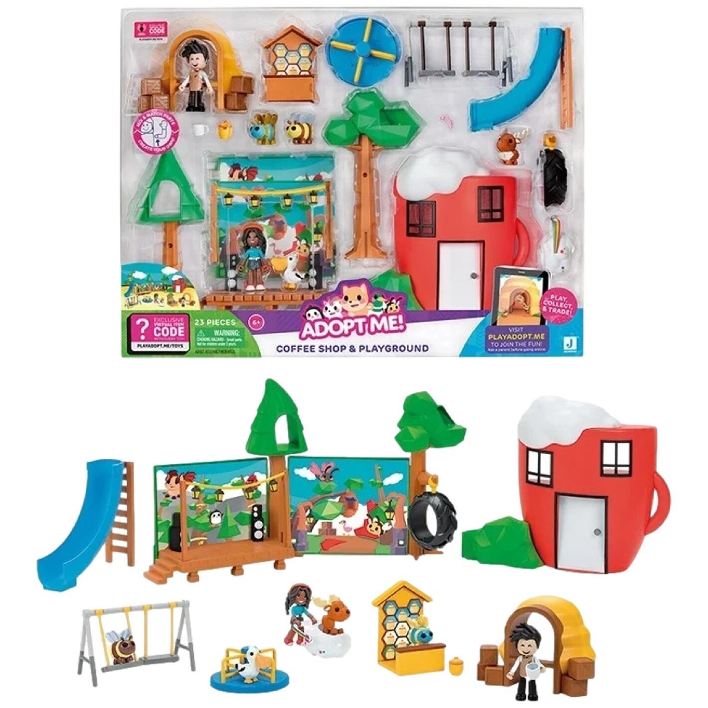 Wähle mich! Coffee Shop & Spielplatz-Figuren-Box