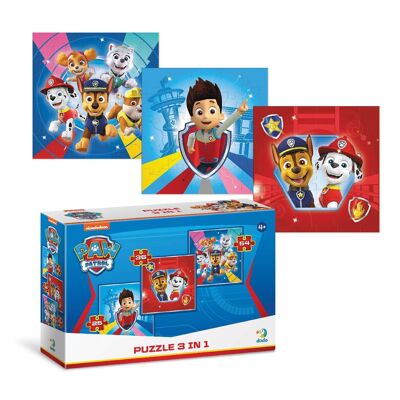 Paw Patrol Puzzle 3 in 1 25/36/54 pezzi