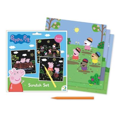 Set da grattare i gratta e vinci di Peppa Pig