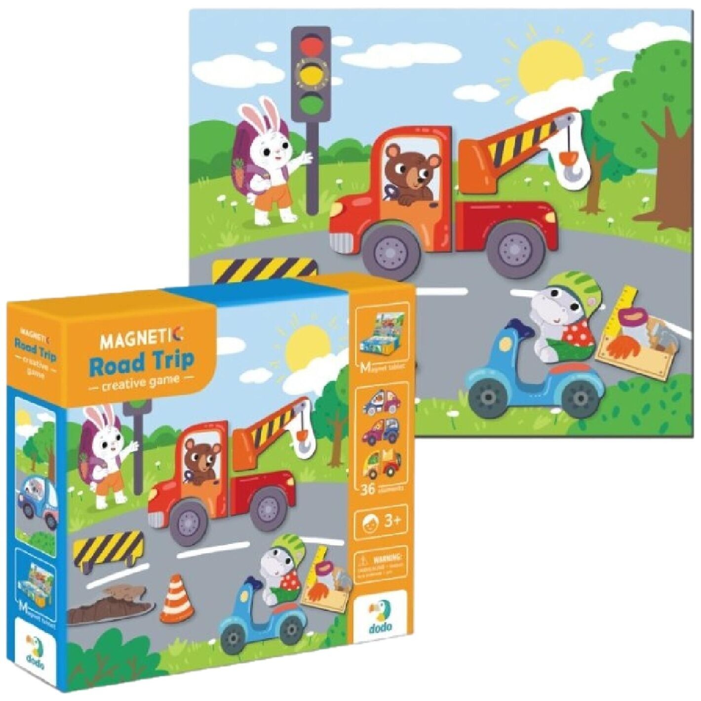 Gioco educativo "Viaggio su strada magnetica"