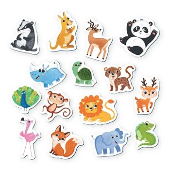 Jeu éducatif "Magnetic Set Wild Animals" 2