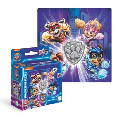 Puzzle Patrulla Canina Mighty Heros 24 Piezas