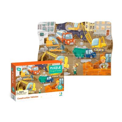 Puzzle Baufahrzeuge 30 Teile