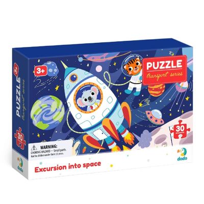 Weltraumausflug-Puzzle 30 Teile