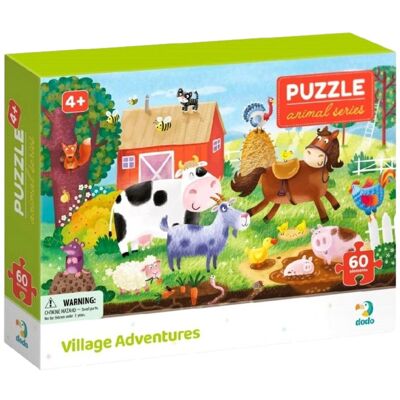 Puzzle del Villaggio Avventura da 60 pezzi