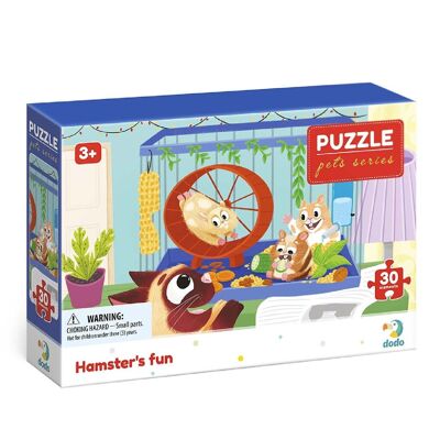 Puzzle Divertido de Hamster 30 Piezas