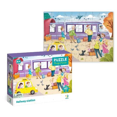 Puzzle Stazione Ferroviaria 60 Pezzi