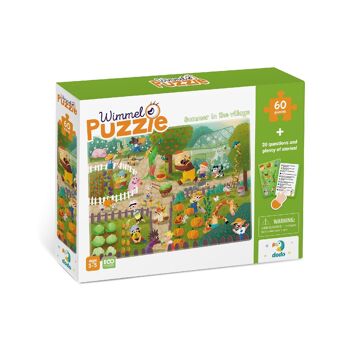 Wimmel Puzzle Été Dans Le Village 60 Pièces 2