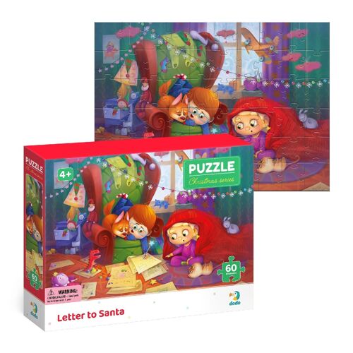 Puzzle Lettre Au Père Noël 60 Pièces