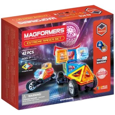 Magformers Extreme Racer Juego de Construcción Set 42 Piezas