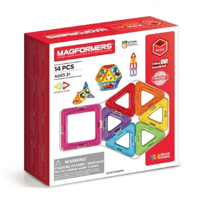 Set de construcción Magformers 14 piezas