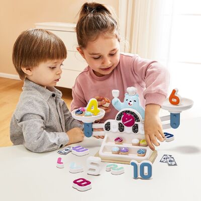 Bear Yummy Balance Juego educativo Topbright