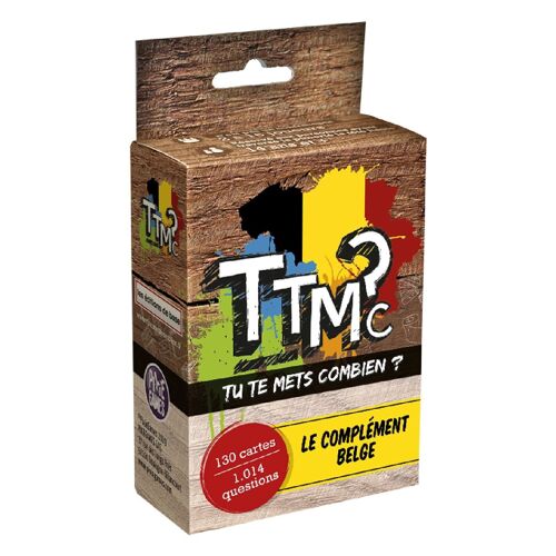 Jeu - Tu Te Mets Combien Belge - TTMC - Français