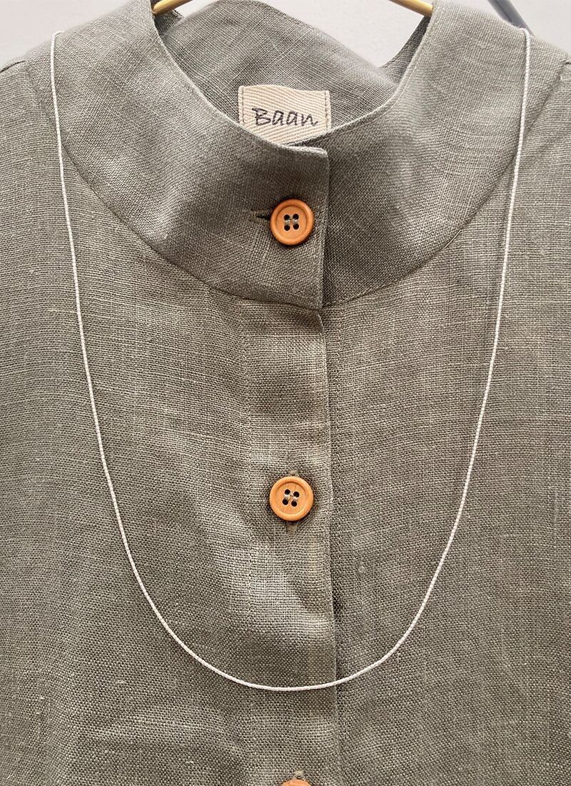 Catena di perle d'argento