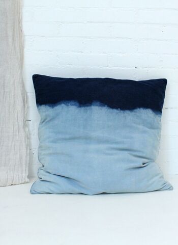 Coussin Denim Dip Dye