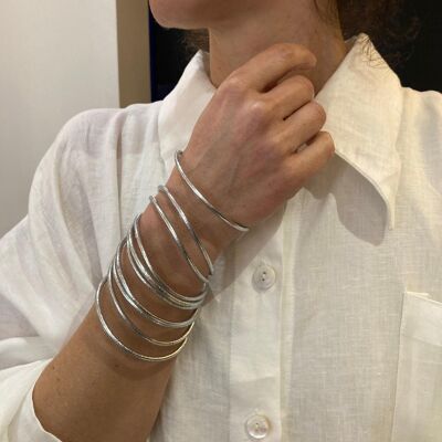 Marca Oficial - Pulsera Budista de Plata Fina