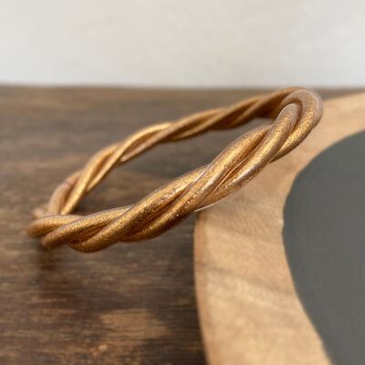 Marca oficial: pulsera budista trenzada gruesa de cobre.