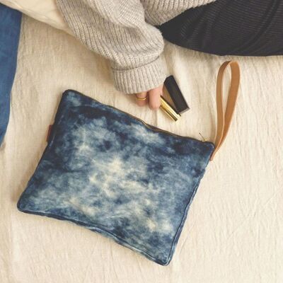 Pochette Tie Dye Denim