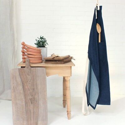 XL denim apron